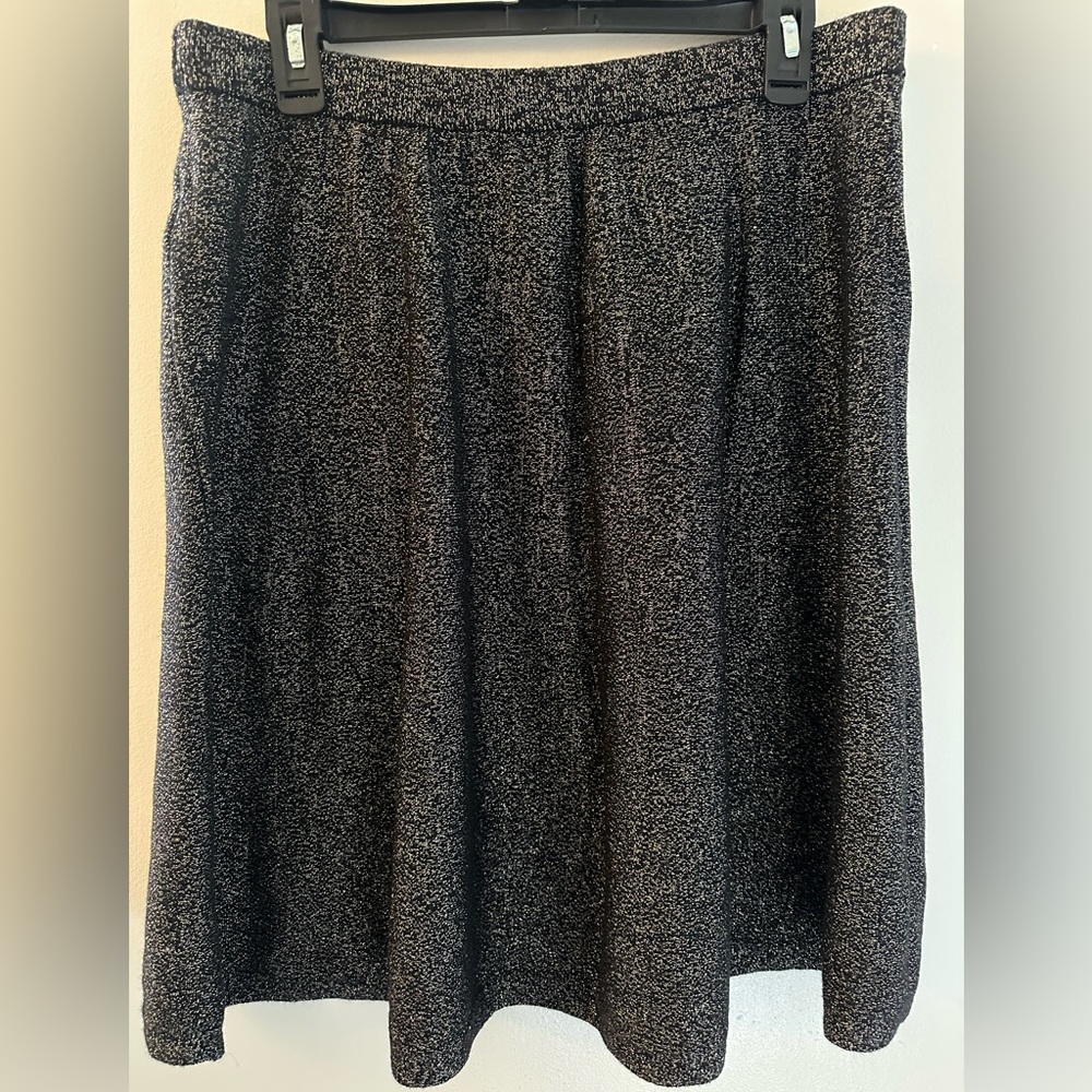 Nanette Lepore Black Gold Skirt XL